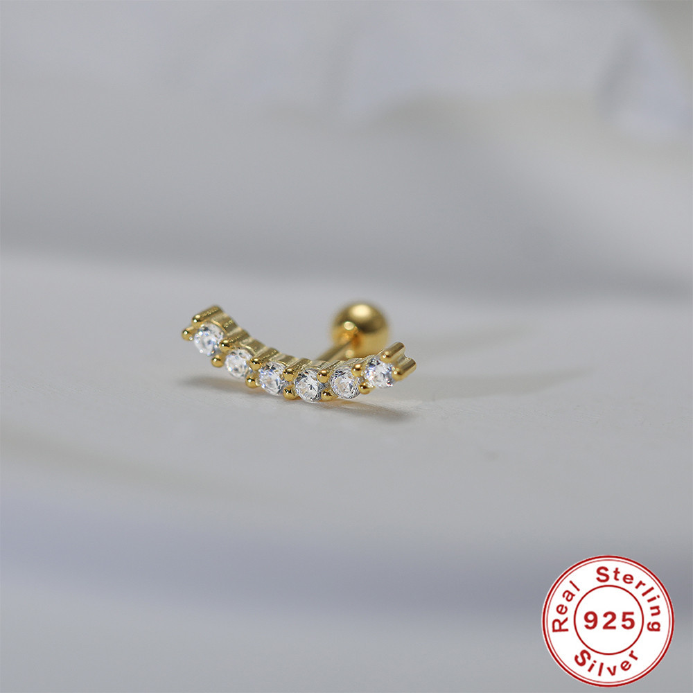 1g Weight 925 Sterling Silver Ear Needle Material Drop Earrings, Ear Studs Classification 1 Piece Quantity Holiday, Daily Occasion 925 Sterling Silver Material Geometric Pattern All Seasons Season Unisex Gender Simple Style, IG Style Style 1 Piece 925 Sterling Silver 925 Sterling Silver Earrings Geometric Drop Earrings Ear Studs 31