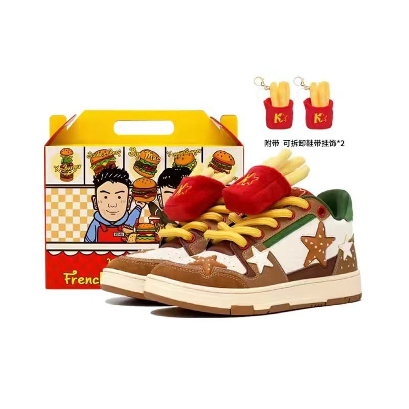 1.5kg バーガースターシューズ、中国風新作、カップル向け、多用途、厚底カジュアルスニーカー、メンズ|undefined