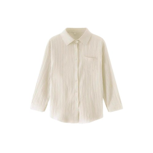 Fashionable and stylish cardigan shirt top, design-conscious women's niche French style spring/summer new outerwear sun-protective shirt jacket