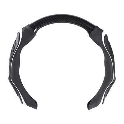 2026 New Sports-Style Steering Wheel Steering wheel cover - black-38cm