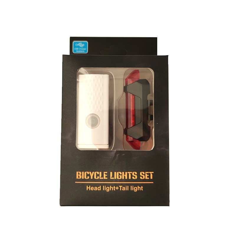 自転車ライトセット2255ヘッドライト夜行照明ライトUSB充電防水屋外自転車ライト自転車装備|undefined