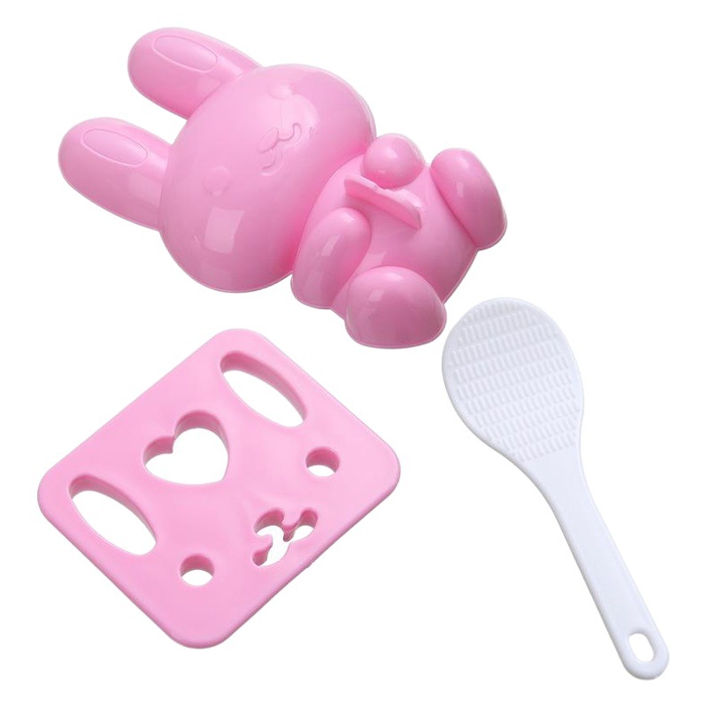 DIY Bunny Sushi Rice Ball Mold Commercial Creative Three-Dimensional Household Bento Curry Rice Model Baking Tool