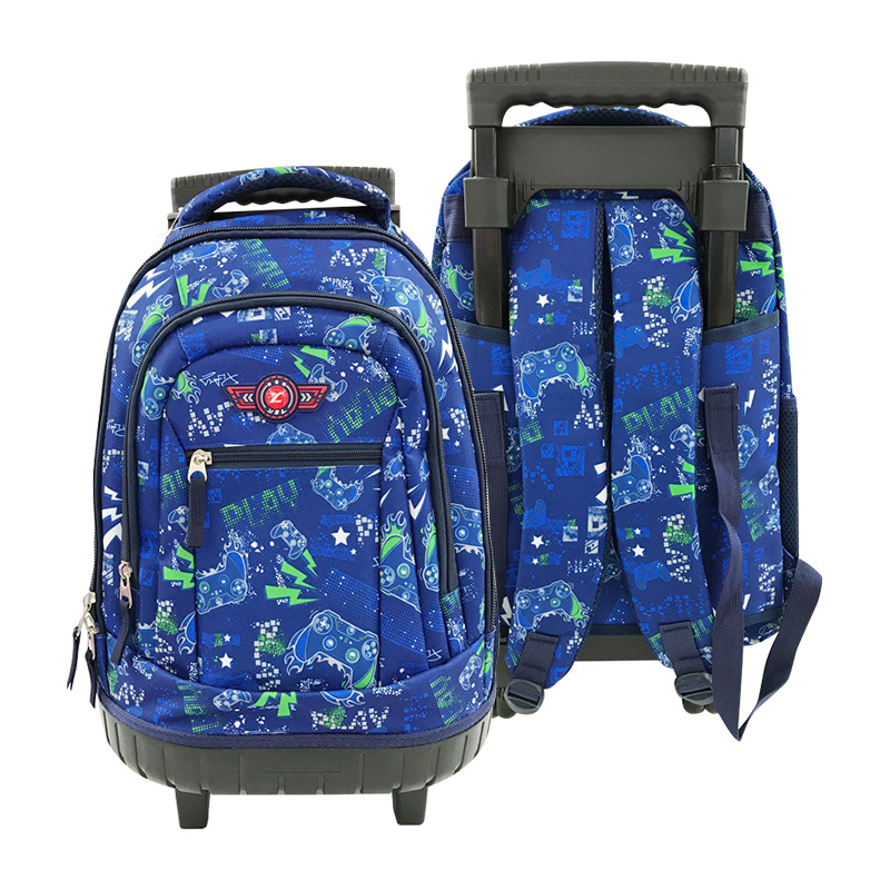 Mochila escolar con barra de tracción para estudiantes de primaria, fábrica de origen de comercio exterior, niños y niñas, reducción de la carga, mochila coreana, mochila impermeable al por mayor