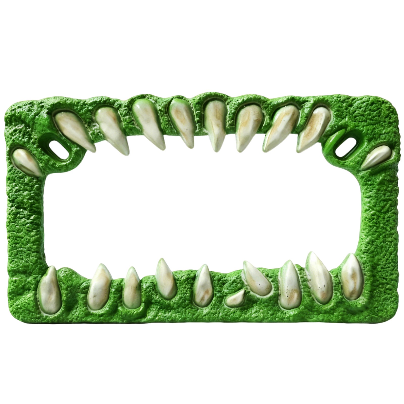 In-Stock Cross-Border Us Standard Creature Teeth License Plate Frame for Motorcycles