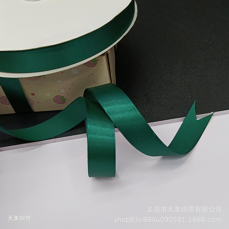 0.6CM-5CM 크리스마스 다크 그린 리본 암호화 폴리 에스테르 리본 리본 도매 선물 포장 리본 DIY