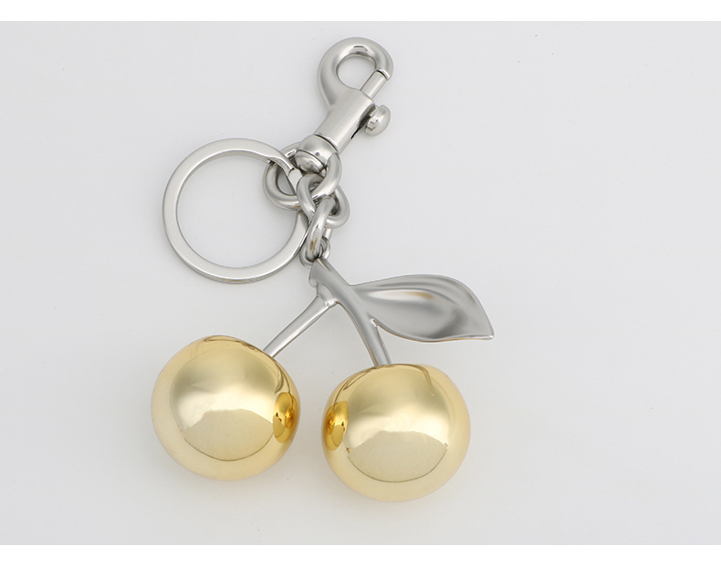54g Weight Bag Charms Bag Accessories Type 1 Piece Quantity Holiday, Banquet, Daily Occasion Zinc alloy Material Cherry Pattern Casual, Elegant, Lady Style 1 Piece Zinc Alloy Cherry Bag Charms 5