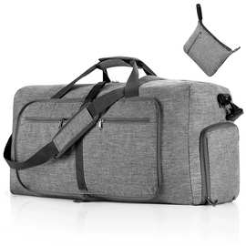 跨境亚马逊爆款加厚版折叠手提旅行包运动包大容量健身行李袋批发
