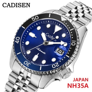 Cadison Men's Mechanical Watch Swiss Bgw9 Strong Luminous Business Style 200m Waterproof Men's Watch Skeleton Watch