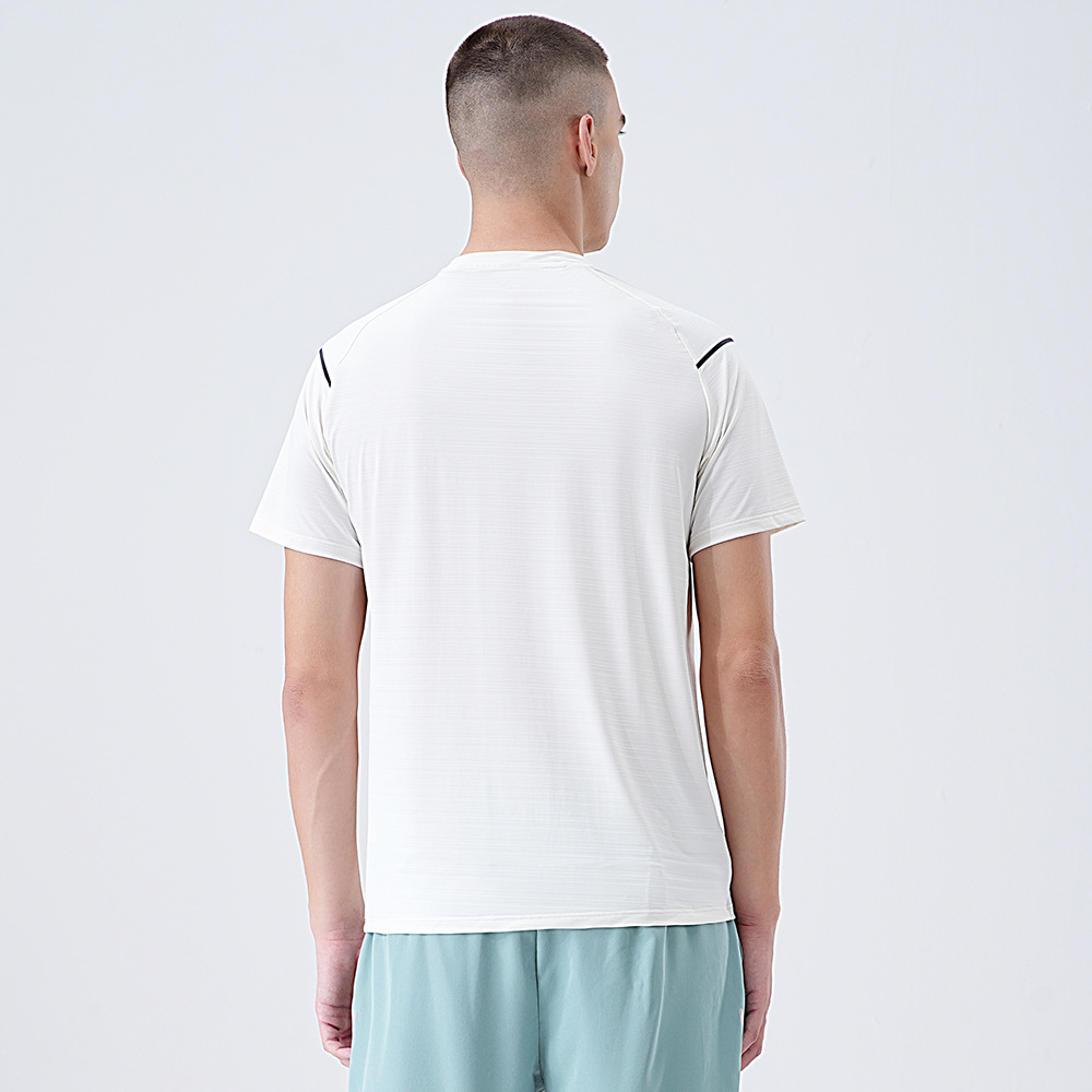 Camiseta deportiva al aire libre de ocio LULU Fitness de secado rápido, manga corta ligera, transpirable, traje de entrenamiento para correr, top elástico, verano