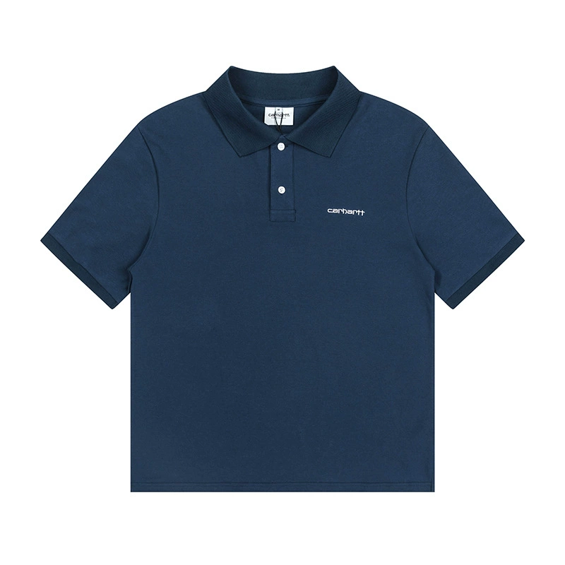 Классический рабочий стиль футболка Carhartt из чистого хлопка, плотная дышащая ткань, та же стилистика для мужчин и женщин, уличная мода Kahart с коротким рукавом