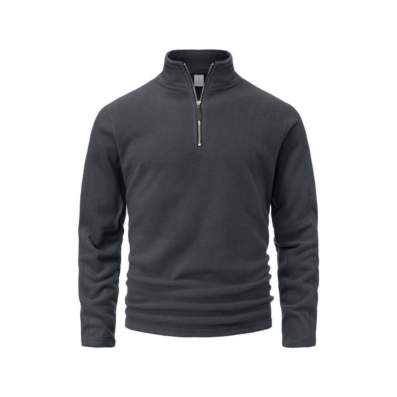 Cross-Border Autumn and Winter Men's Half-Zip Sweatshirt Versatile Patchwork Fleece Jacket Fitness Running Sports Top for Men