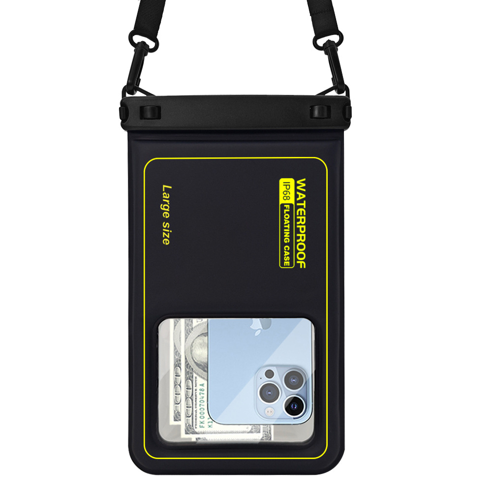 Explosión transfronteriza de 10,5 pulgadas esponja flotante bolsa impermeable de teléfono móvil flotante Natación a la deriva puede tocar la pantalla cubierta impermeable de teléfono móvil image 8