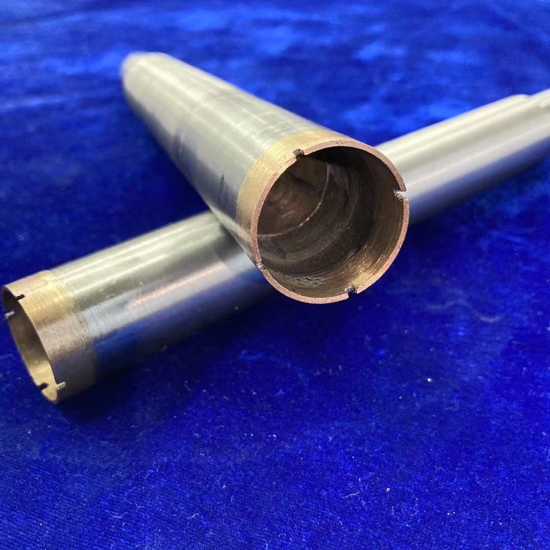 KM青铜烧结金刚石孔钻 内部烧结孔钻 加长烧结套料孔钻  多种可订