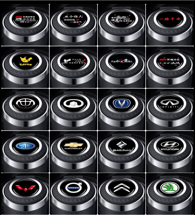 Car ashtray creative multi-functional automatic men's car artifact with lid personalized car interior supplies