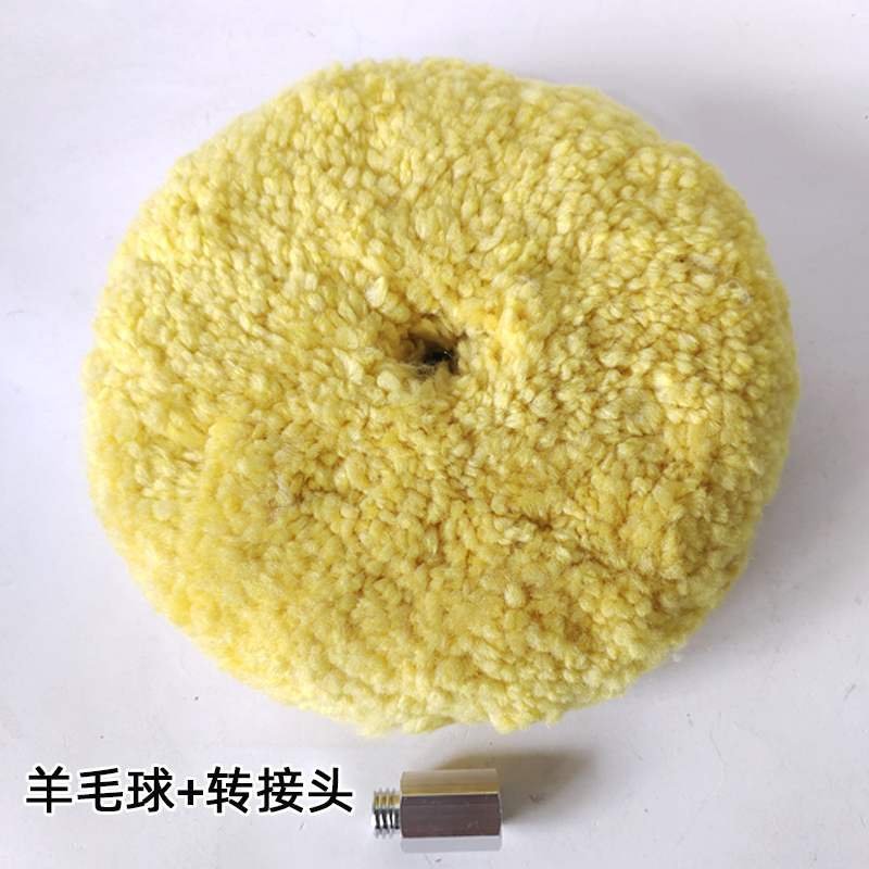 Bola de lana de doble cara 3M 9 pulgadas 05705 belleza del coche Placa de lana pulidora rueda de pulido fino 225mm