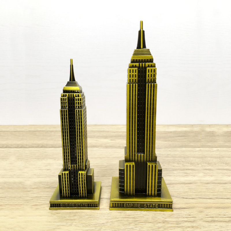 Cross-border Hot Sale New York Empire State Building Metal Crafts Architectural Model Ornaments Modern Home Creative Gifts Cross-border Hot Sale New York Empire State Building Metal Crafts Architectural Model Ornaments Modern Home Creative Gifts