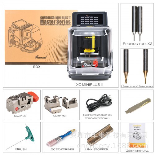 Xhorse Condor XC-MINI Plus II英文机器自动钥匙切割机海外版