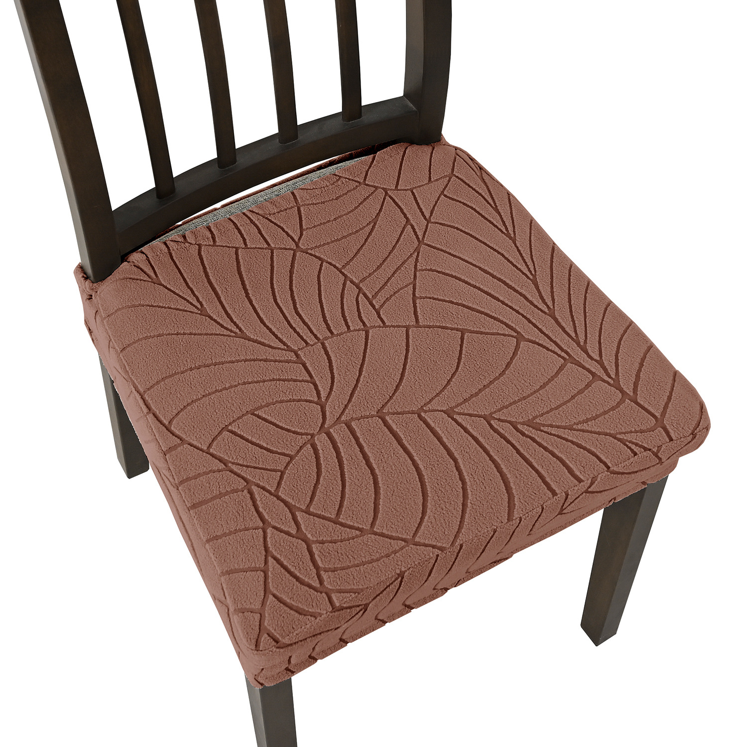 Funda de silla elástica jacquard de hoja Funda de silla a prueba de polvo y a prueba de manchas Funda de silla elástica para el hogar Funda de silla transfronteriza