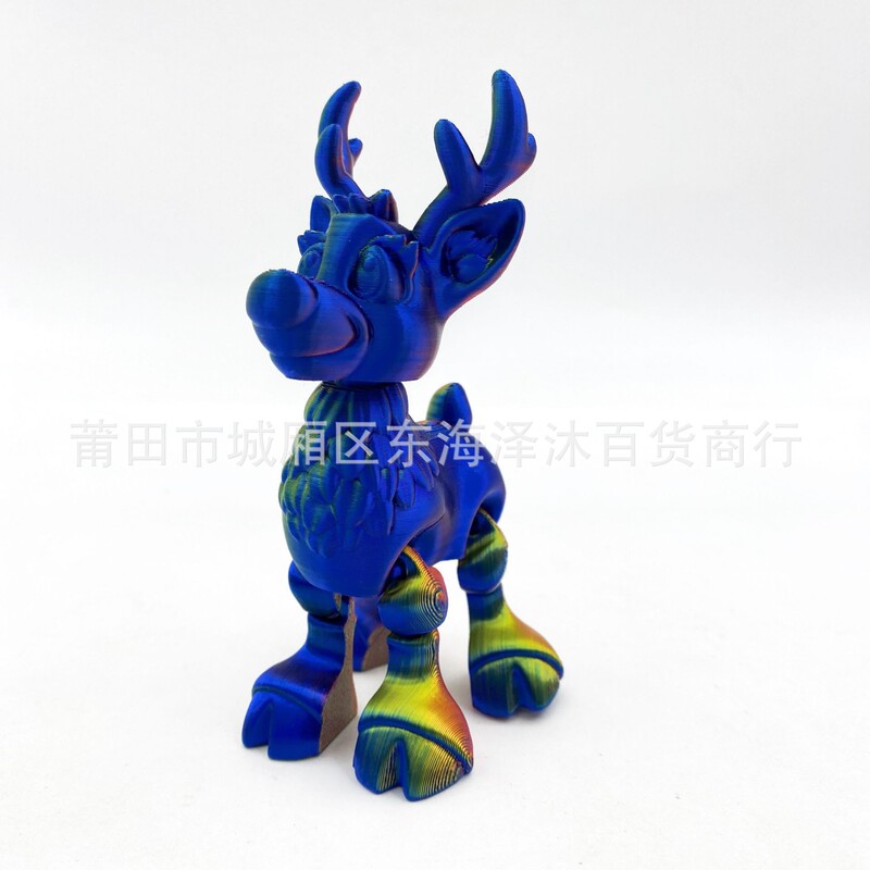跨境爆款圣诞节雪橇驯鹿雕像 Christmas Reindeer 麋鹿装饰品摆件|undefined