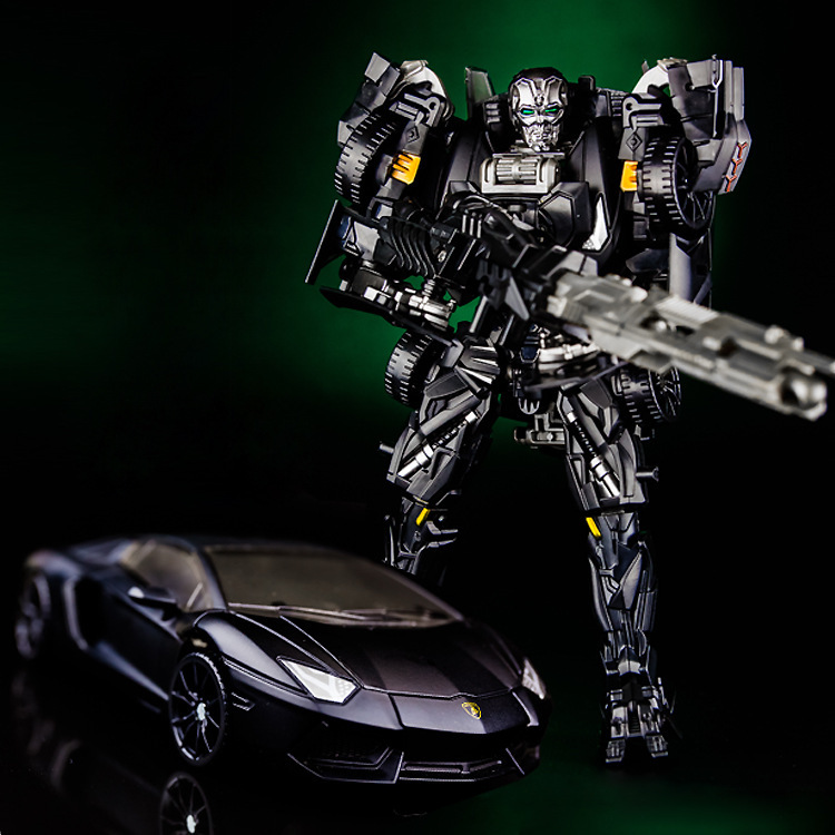 Cool change treasure deformation toy alloy version 6654 dark version confinement Lanbo sports car car boy robot model