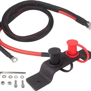 Battery Charger Column with Bracket Waterproof Charging Set Pure Copper Car Battery Connection Cable Battery Starting Cable