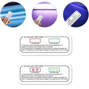 Процедура UVC Test Card UV Стерилизация лампа Дезинфекция палочка UVC Тестовая карта 25444nmuvc Стерилизация тестовая карта