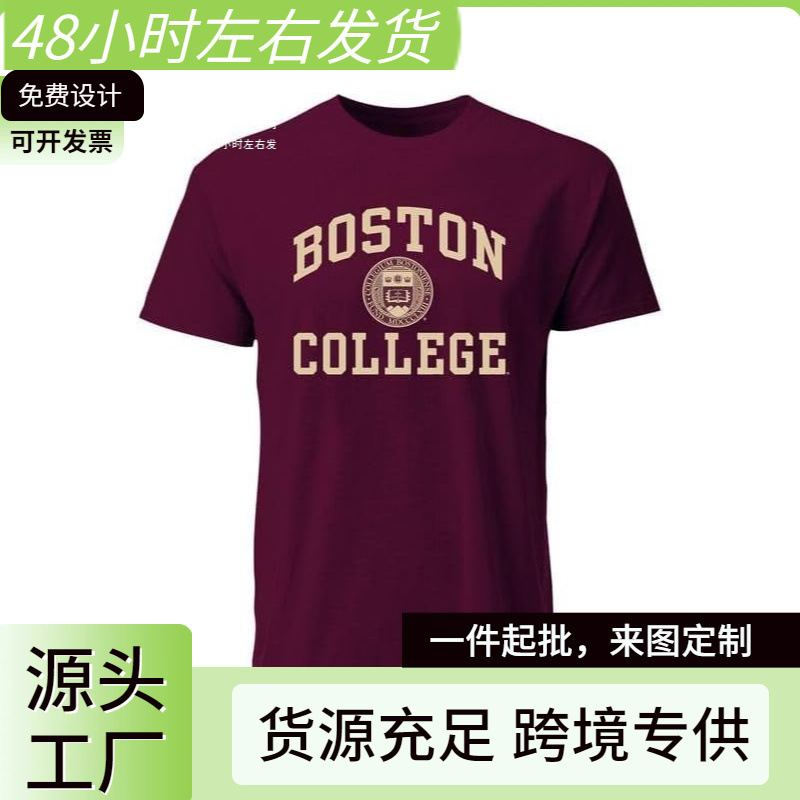 Cross-Border European Size Cotton Tivysport Short-Sleeved T-Shirt, Unisex, Traditional Logo, Color