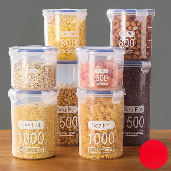 Canned Food Storage Containers, Storage Jars, Grain Storage Jars, Kitchen Snack Refrigerator Storage Boxes