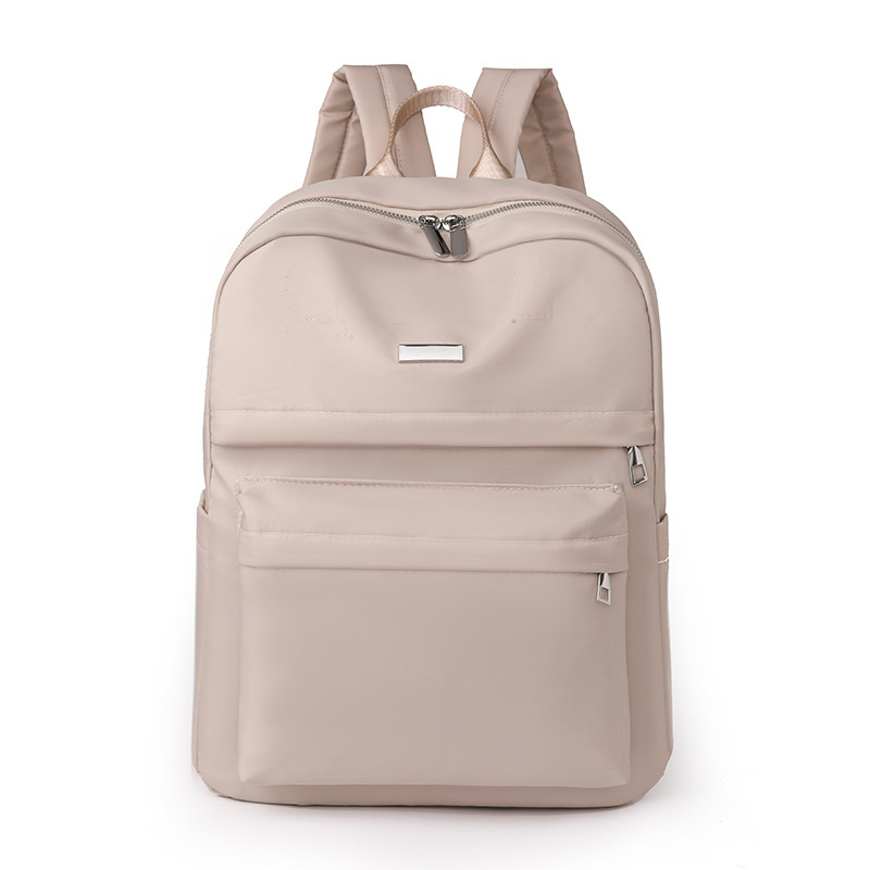 2024 primavera nuevo estilo casual damas mochila de nailon moda salvaje mochila de computadora de gran capacidad mochila escolar para estudiantes