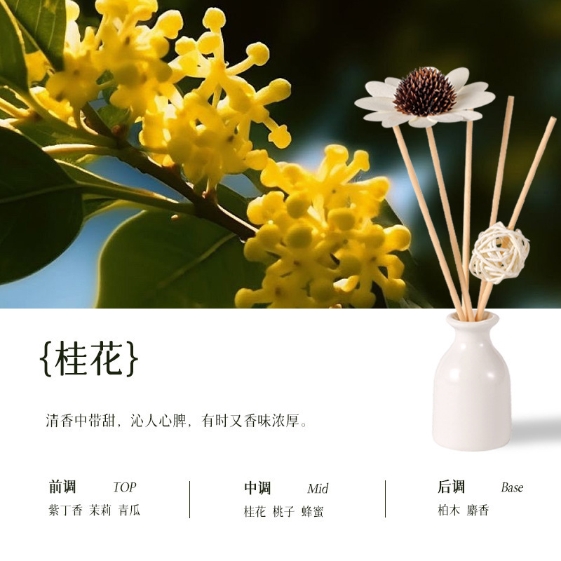 新款藤条陶瓷精油挥发香薰香氛热销薰衣草无火香水套装厂家批发|undefined