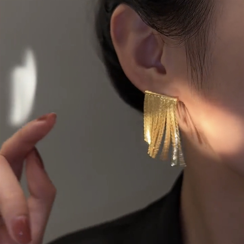 Fashion Tassel Copper Tassel Earrings display picture 4