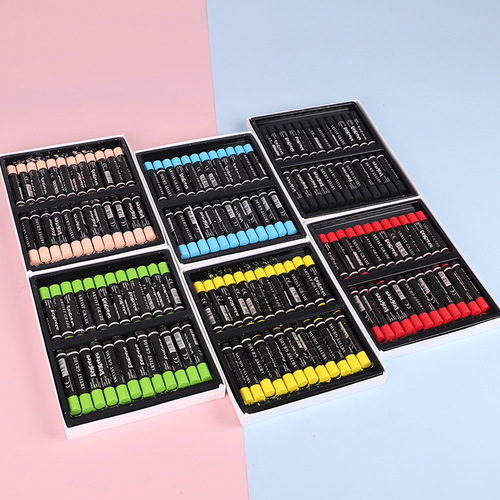 Dankelin heavy color oil pastel watercolor pen painting second generation oily pastel washable colorful stick oil pastel