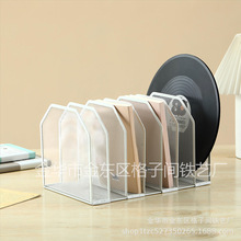 金属文件架办公桌面文件管理架7段式网状铁艺可拆卸创意文件架