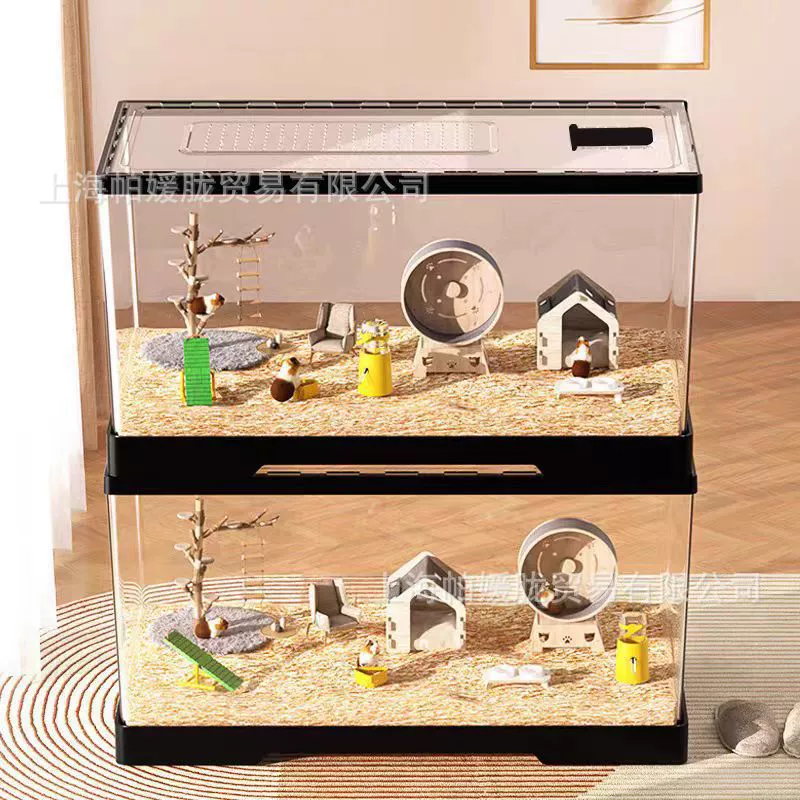 Клетка для хомяка прозрачная дешевая большая роскошная вилла клетка для разведения золотой медведь принадлежности серебряная лиса специальная