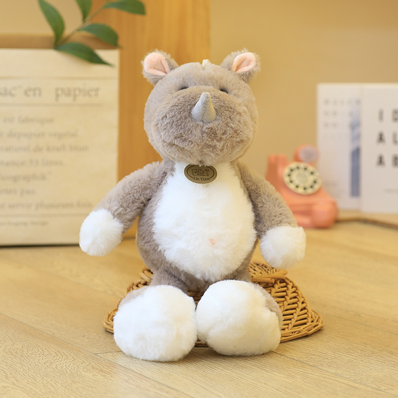 Animales del bosque León Mono Muñeca Dibujos animados Peluches Muppets Niños Juguetes Árbol Rana Calmante Muñeca de comercio exterior