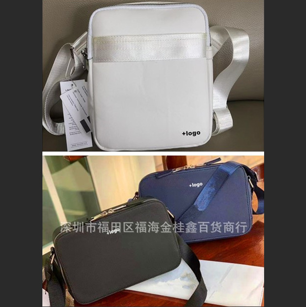 Crocodile New Men's Bag Casual Men's Genuine Leather Backpack Foreign Trade Wholesale Fashion Shoulder Bag Crossbody Bag Factory Direct Sale