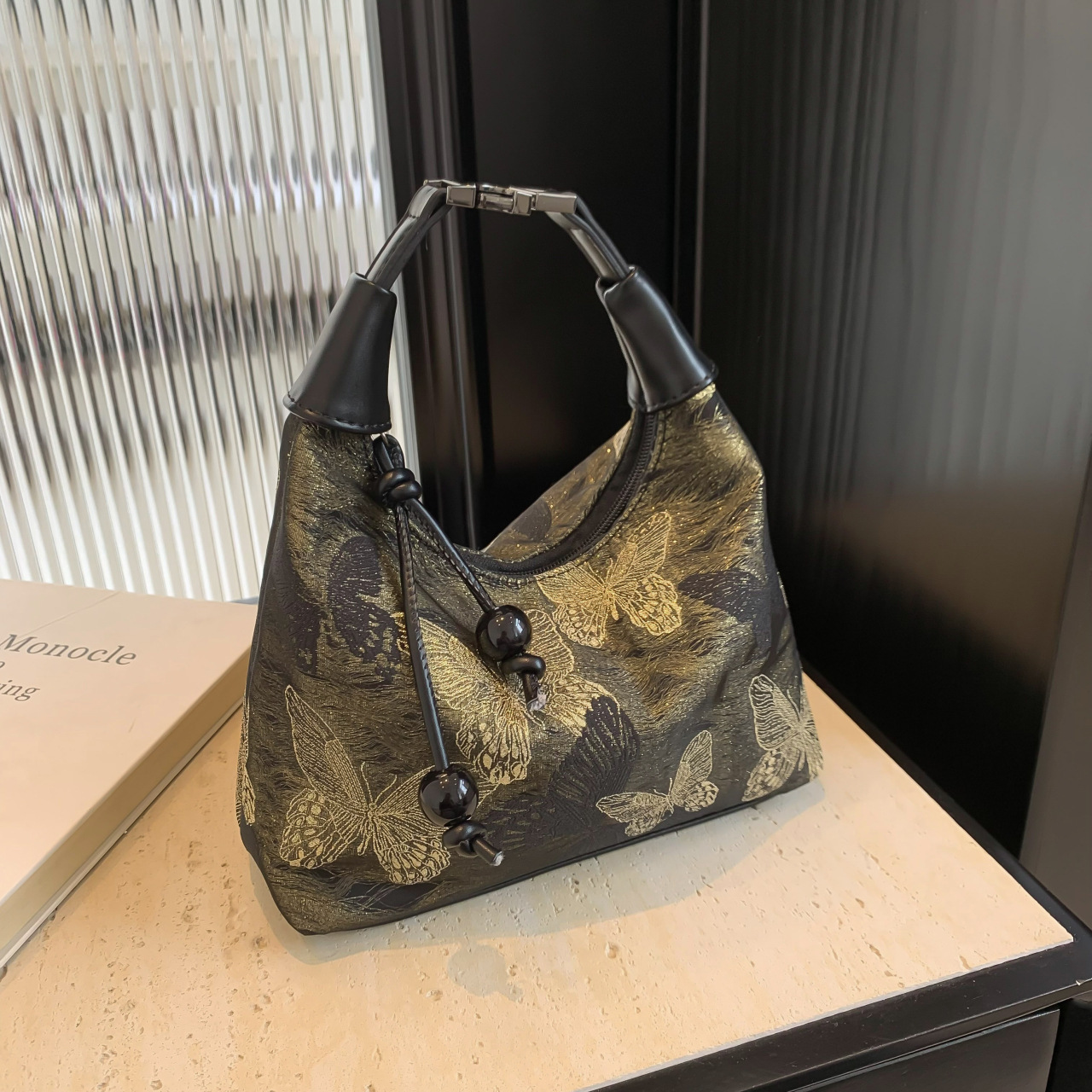 New gilded butterfly Nanfeng Chio2nd portable lock buckle Chinese style dumpling single shoulder crossbody bag_voghion.com