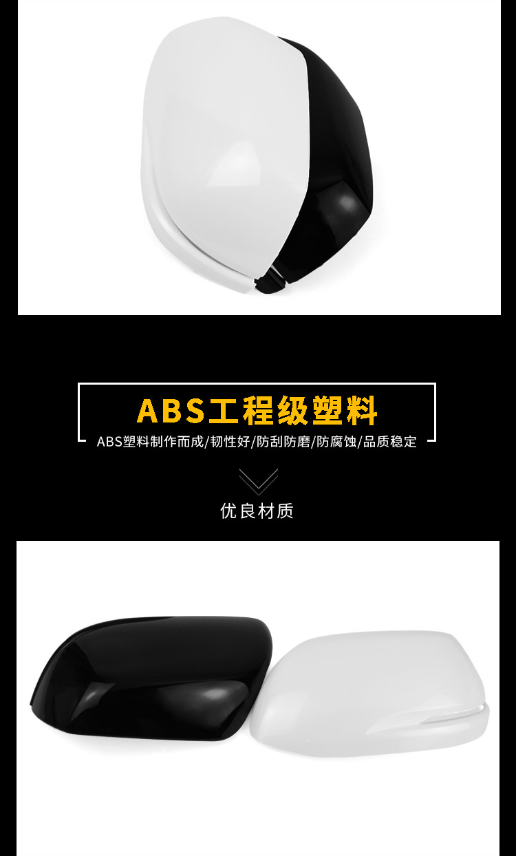 Suitable for Honda Crv Rearview Mirror Housing Cover, Hao Ying Reversing Mirror Cover, Modified Electroplated Reflector, Carbon Fiber