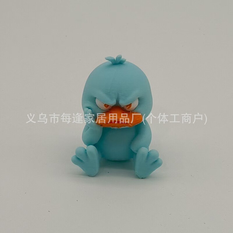 每逢3D打印农场生气鸭多色跨境热销新品创意桌面摆件家居装饰玩具|undefined