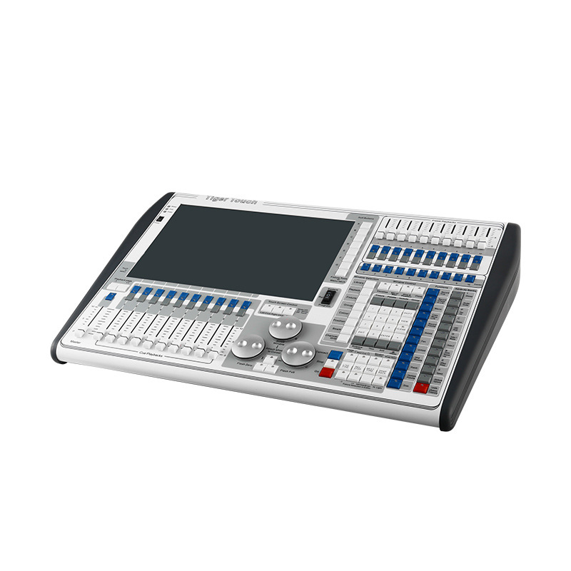 Tiger consola de iluminación de segunda generación DMX512 controlador Tiger consola de control de iluminación de escenario de pantalla simple y doble de cuarzo pequeño
