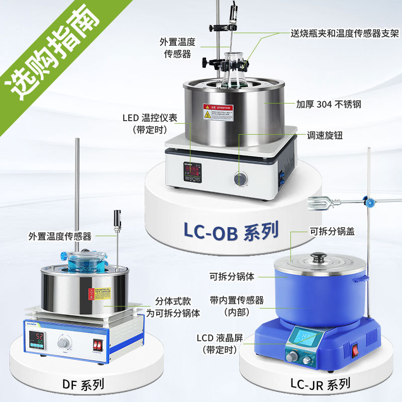 Licheng Technology Laboratory Heat Transfer Magnetic Stirrer DF-101S Constant Temperature Water Bath Oil Bath Electromagnetic