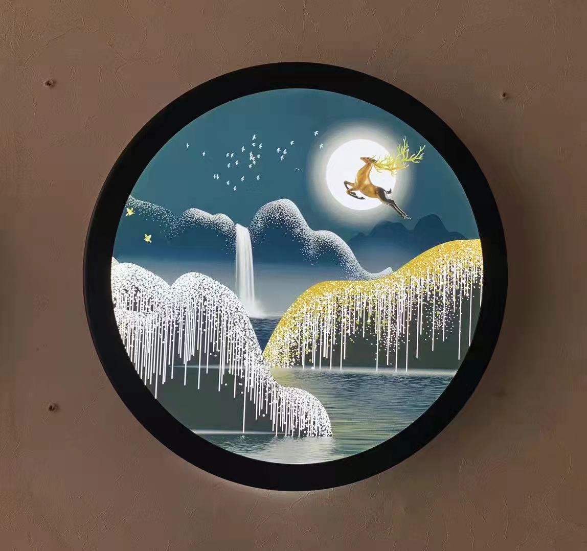 Zhongshan fábrica directa LED lámpara de pared nueva lámpara de mural chino simple lámpara de cabezal de cama lámpara de pasillo lámpara de escalera
