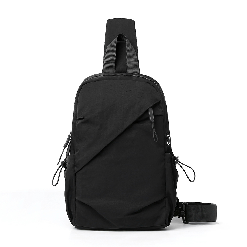 Chest Bag New Men's Lightweight Simple Crossbody Bag Fashionable Casual Shoulder Bag Large Capacity Versatile Sports Backpack