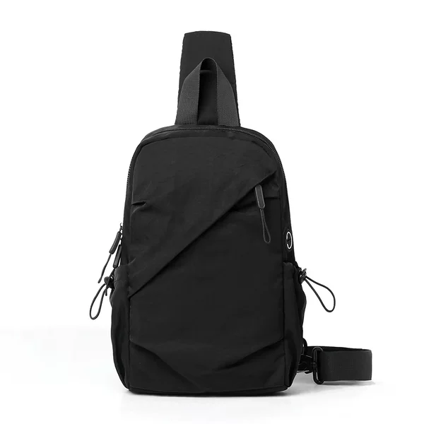 Chest Bag New Men's Lightweight Simple Crossbody Bag Fashionable Casual Shoulder Bag Large Capacity Versatile Sports Backpack