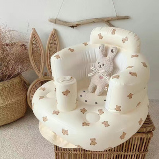 Baby Learning Chair, Baby Inflatable Sofa, Learning Sitting Artifact, Children's Anti-Fall Training Chair, Multi-Functional Seat, Dining Chair