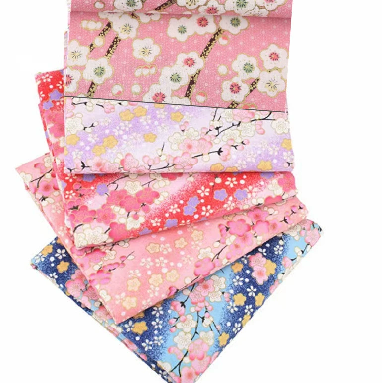 He Wind Hot DIY Handmade Patchwork Flat Flower Cloth Cotton Cotton Flower Cotton
