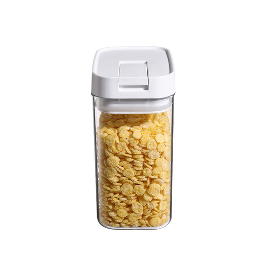 Kitchen Food Grade Moisture Proof Sealable Snack Dry Fruit Tea Plastic Can Storage Box Grain Storage Jar
