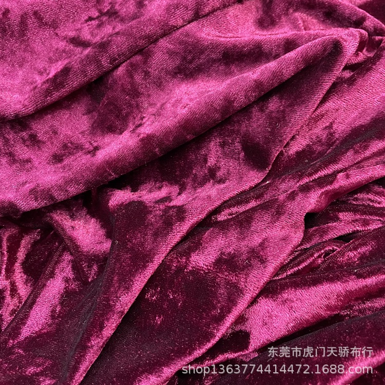 现货供应针织涤氨丝绒 韩国绒 钻石绒 立绒 天鹅绒 反光绒布面料