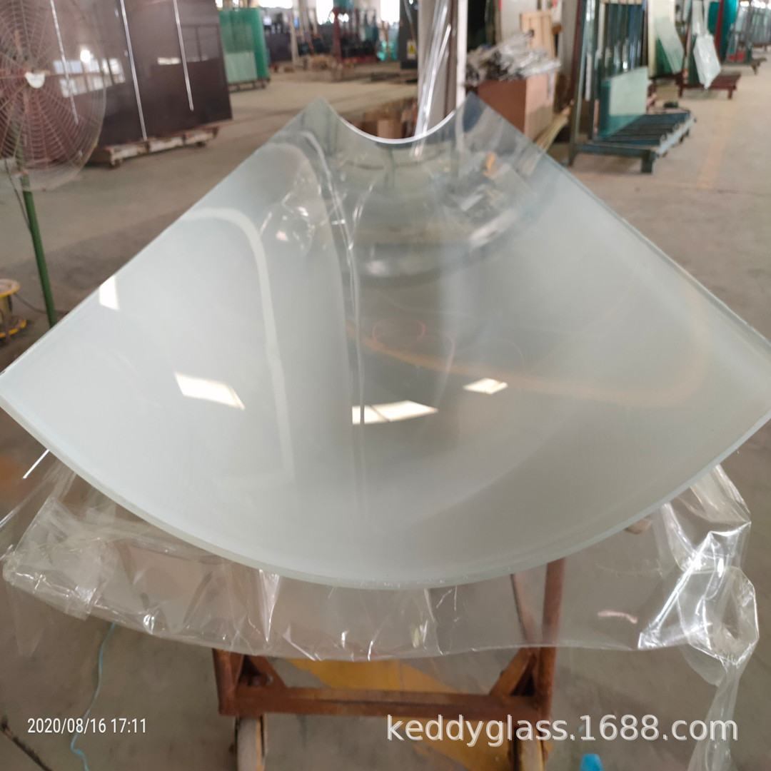 6.38-30mm热弯夹胶玻璃异形装饰夹胶热弯玻璃制作