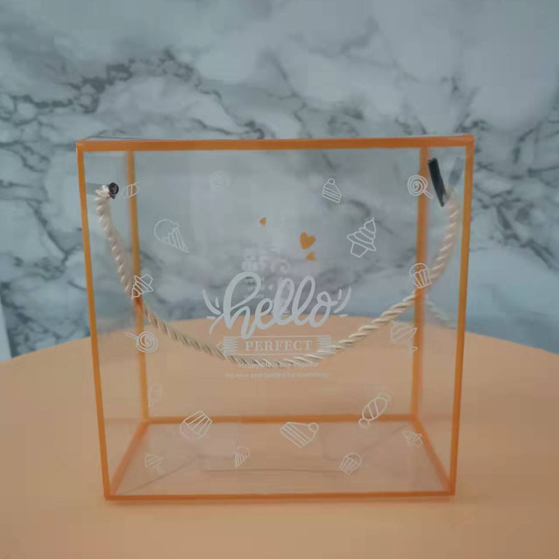 Caja de embalaje de pvc, embalaje transparente para mascotas, caja plegable de plástico con impresión en color, caja esmerilada de pp, logotipo de impresión cuadrado, eléctrico caliente